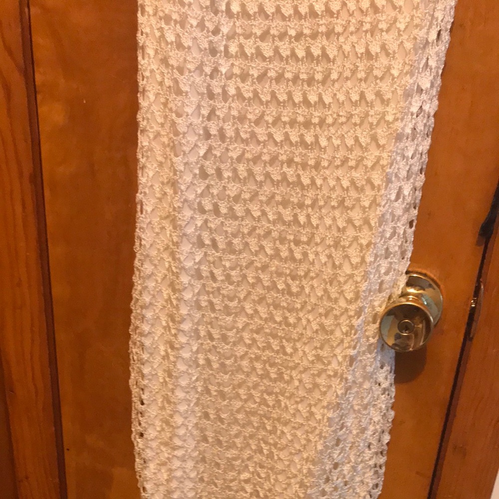 Cream crochet Dress with jacket